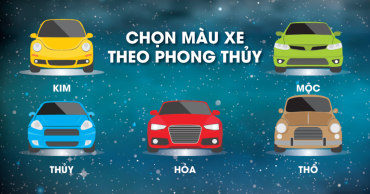 Mệnh Thủy hợp màu xe gì theo phong thuỷ?