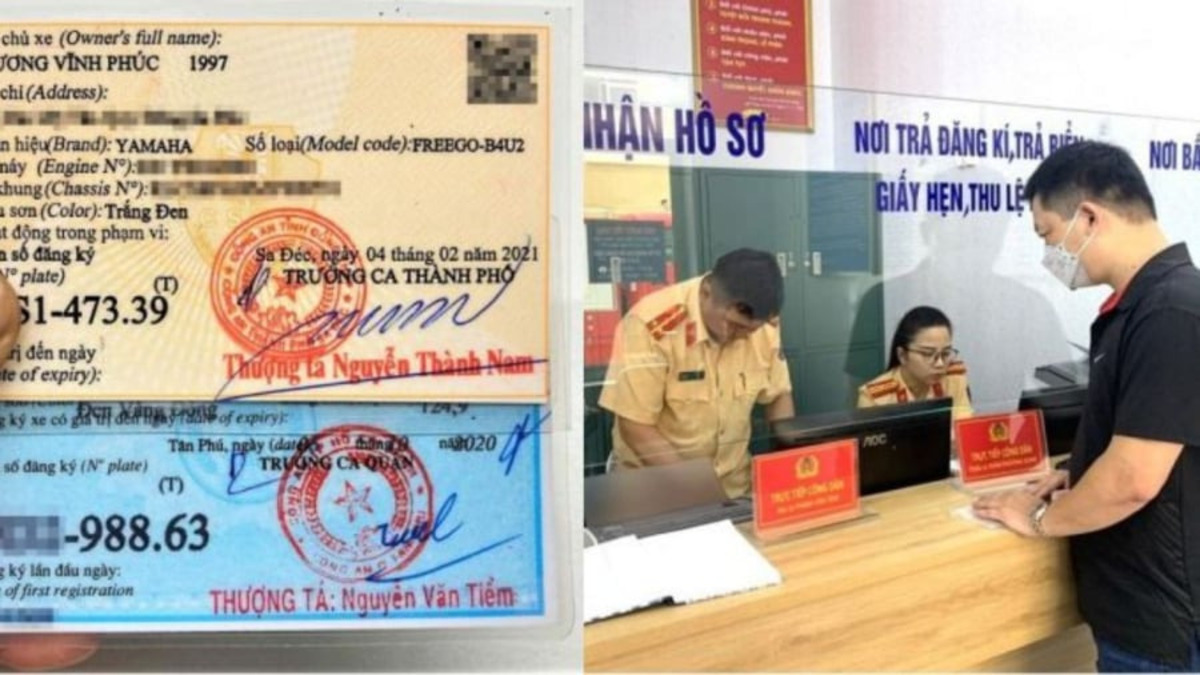 Hồ sơ và thủ tục đăng ký làm lại cà vẹt xe bị mất