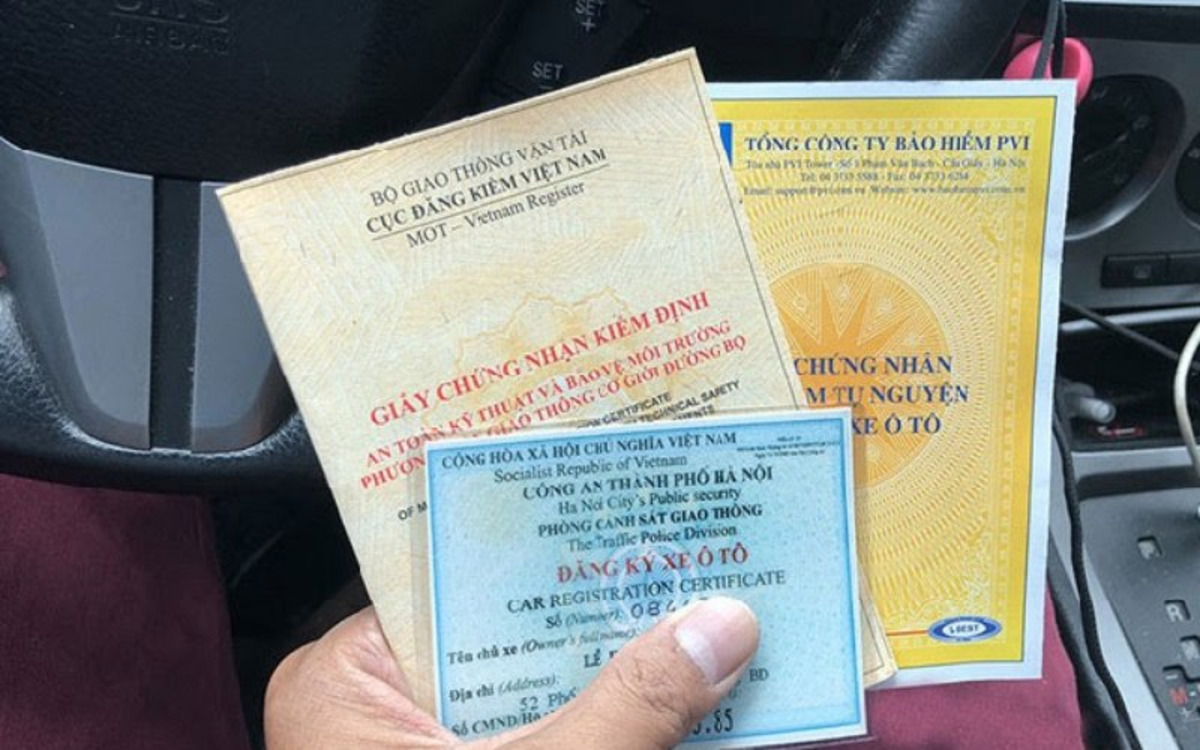 Lỗi không có giấy đăng ký xe có thể bị phạt từ 2.000.000 đồng đến 3.000.000 đồng