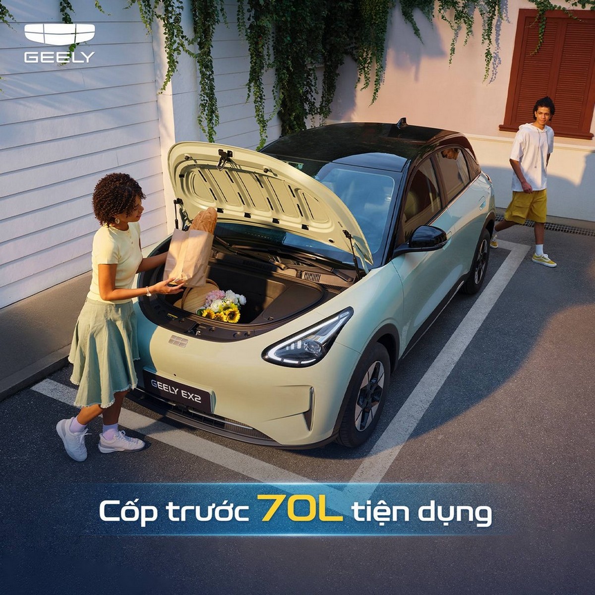 cop truoc o to geely Cốp trước ô tô Geely EX2